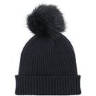 Capelli New York Faux Fur Pom Soft Hat