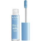 Nyx Professional Makeup This Is Milky Gloss Lip Gloss - Fo-moo (sheer Baby Blue)