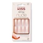 Kiss Reveal It Salon Acrylic French Nude Fashion Nails