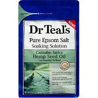 Dr Teal's Cannabis Sativa Hemp Seed Oil Pure Epsom Salt