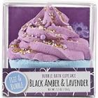 Fizz & Bubble Black Amber & Lavender Bubble Bath Cupcake