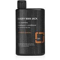 Every Man Jack 2-in-1 Activated Charcoal Purifying Shampoo & Conditioner
