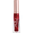 Too Faced Melted Matte-tallic Liquified Lipstick - B*, I'm Too Faced (metallic Crimson Red)