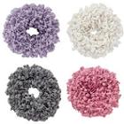 Riviera Faux Fur Ponies 4 Pc