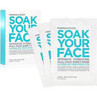 Formula 10.0.6 Soak Your Face Intensive Hydrating Full Face Sheet Mask
