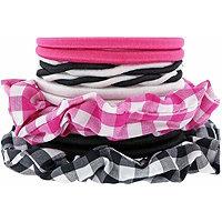 Capelli New York Checker Mixed Elastic Ponlyholders