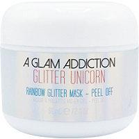 A Glam Addiction Glitter Unicorn Peel Off Rainbow Glitter Mask
