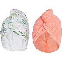 Turbie Twist Microfiber Hair Towel Twin Pack