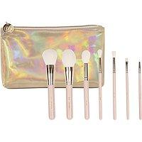 Bh Cosmetics Travel Series - 7 Piece Face & Eye Brush Set With Bag