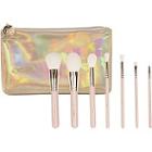 Bh Cosmetics Travel Series - 7 Piece Face & Eye Brush Set With Bag