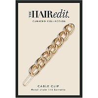 The Hair Edit Gold Metal Chain Link Barrette