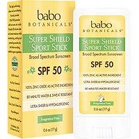 Babo Botanicals Super Shield Non-nano Zinc Spf 50 Fragrance Free Mineral Sunscreen