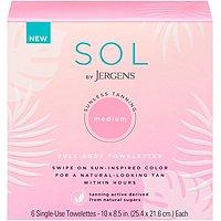 Jergens Sol Sunless Tanning Full Body Towelettes
