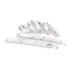 Kitsch White Marble Satin Heatless Pillow Rollers