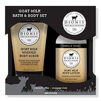 Dionis Vanilla Bean Goat Milk Bath & Body Set