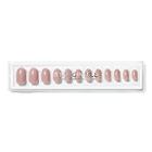 Static Nails Peony Round Reusable Pop-on Manicures
