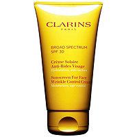 Clarins Sunscreen For Face Wrinkle Control Cream Broad Spectrum Spf 30