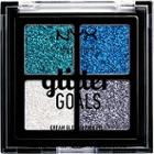 Nyx Professional Makeup Glitter Goals Cream Quad Palette