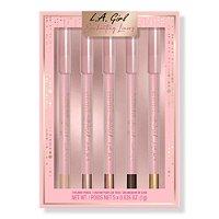 L.a. Girl Enchanting Liners - 5 Piece Metallic & Matte Eyeliner Gift Set
