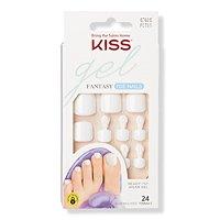 Kiss This Is Classic Gel Fantasy Fake Toenails