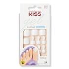 Kiss This Is Classic Gel Fantasy Fake Toenails