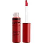 Nyx Professional Makeup Butter Gloss Non-sticky Lip Gloss - Red Velvet (deep Red)