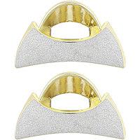 Capelli New York Abstract Shaped Claw Clips-2 Piece