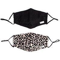 Miamica Black And Leopard Face Masks