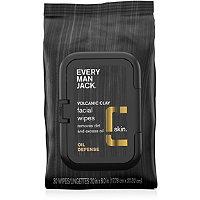 Every Man Jack Volcanic Clay Face Wipes Oil Defense