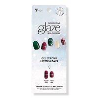Dashing Diva Victorian Plaid Glaze Semi-cured Gel Art