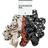 Riviera Mini Leopard Solid Scrunchies
