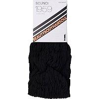 Scunci Rouched Black Headwrap