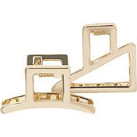 Kitsch Tri Gold Mini Open Clips