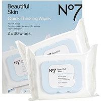 No7 Quick Beautiful Skin Quick Thinking Wipes 2 Pk