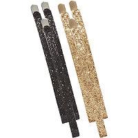 Elle Black & Gold Bobby Slides