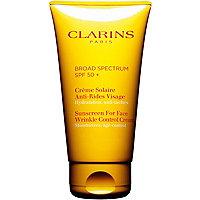 Clarins Sunscreen For Face Wrinkle Control Cream Spf 50
