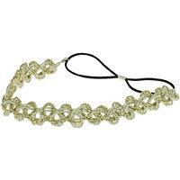 Capelli New York Mixed Metallic Headwrap Gold