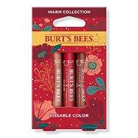 Burt's Bees Kissable Color Holiday Gift Set, Warm Collection