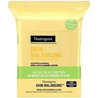 Neutrogena Skin Balancing Micellar Cleansing Face Wipes Twin Pack