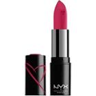 Nyx Professional Makeup Shout Loud Satin Lipstick - Cherry Charm (red Fuchsia)