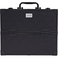 Soho Black Eye Pop Crosshatch Beauty Case