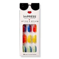 Kiss Good Vibes Impress X Alice + Olivia Press-on Manicure