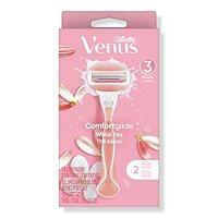 Gillette Venus Comfortglide White Tea Women's Razor Handle + 2 Blade Refills