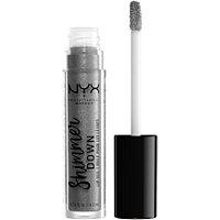 Nyx Professional Makeup Shimmer Down Lip Veil - Goth Love (gunmetal With Silver Pearls)