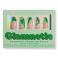 Glamnetic Groovy Green Press-on Nails