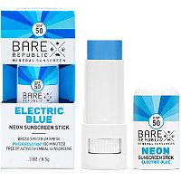 Bare Republic Mineral Spf 50 Neon Sunscreen Stick - Electric Blue