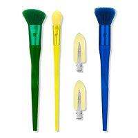 Real Techniques Daygleam Glazed Daze 4-piece Face Makeup Brush Set