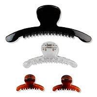 Scunci The Basik Edition Mixed Claw Hair Clips