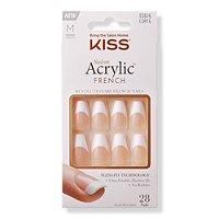 Kiss Je T'aime Salon Acrylic French Manicure Fashion Nails