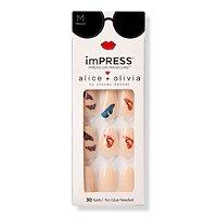Kiss Beloved Butterfly Impress X Alice + Olivia Press-on Manicure